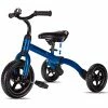 Best Sale ✔️ 3 In 1 Tricycle For Toddlers Age 2 3 4 Year Old, Folding Kids Bikes With Adjustable Seat And Removable Pedal, Ride-on Toys For Infant, Gift For Baby Boys 👧 Girls 🥳 Birthday Blue ✨