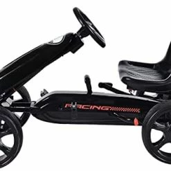 Cheapest 🔥 GLACER Kids Go Kart, 4 Wheels Outdoor Racer Toy Car For Kids, Pedal Powered Ride On Car W/ Adjustable Seat, EVA Rubber Tires, Ideal For Boys 👧 Girls (Pink) 🛒 -Kids' Tricycles Sales 41VFvW PCyL. AC