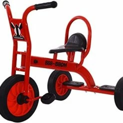 Cheap 🎁 YXWJ Kids Tandem Tricycle/Children Tricycle With Trailer/Preschool Playground Learning Activity, Daycare Classroom Outdoor Play Equipment (Yellow B) 😍 -Kids' Tricycles Sales 41WDS3eyB8L. AC 1