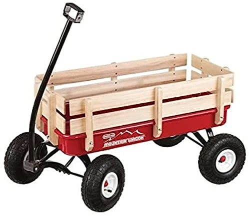 Brand new π Duncan Toys Mountain Wagon - Pull-Along Wagon For Kids With Wooden Panels, All Terrain Tires, Wide Grip Handle, Wide Wheel Base, Red, 41β X 22β X 38.5β π₯° 1 Brand new π Duncan Toys Mountain Wagon - Pull-Along Wagon For Kids With Wooden Panels, All Terrain Tires, Wide Grip Handle, Wide Wheel Base, Red, 41β X 22β X 38.5β π₯°