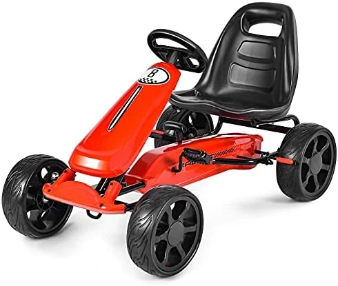 Flash Sale π Pedal Go Kart, 4-Wheel Off Road Pedal Car W/ Handbrake & Clutch, 2-Position Adjustable Seat, Ride On Go Cart For Kids, Gift For Boys π§ Girls(Pink) π 7 Flash Sale π Pedal Go Kart, 4-Wheel Off Road Pedal Car W/ Handbrake & Clutch, 2-Position Adjustable Seat, Ride On Go Cart For Kids, Gift For Boys π§ Girls(Pink) π - Image 7