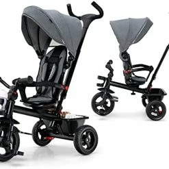 Best reviews of ❤️ BABY JOY Tricycle, 5 In 1 Toddler Bike W/ Removable Push Handle, Reversible Seat, EVA Wheel, Adjustable Canopy, Cup Holder & Storage, Ideal For Kids 1.5-5 Years Old, Tricycle For Toddler (Pink) 🥰 16 Best reviews of ❤️ BABY JOY Tricycle, 5 In 1 Toddler Bike W/ Removable Push Handle, Reversible Seat, EVA Wheel, Adjustable Canopy, Cup Holder & Storage, Ideal For Kids 1.5-5 Years Old, Tricycle For Toddler (Pink) 🥰 -Kids' Tricycles Sales 41YhFvc5wSL. AC