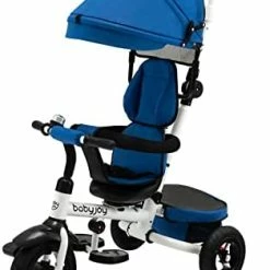 Brand new 🥰 Costzon Tricycle, 4 In 1 Toddler Bike W/Removable Push Handle, Bell, Rotatable Seat, EVA Wheel, Adjustable Canopy, Storage Basket, Trike For Kids 1-5 Years Old, Tricycle For Toddler Blue 🧨 17 Brand new 🥰 Costzon Tricycle, 4 In 1 Toddler Bike W/Removable Push Handle, Bell, Rotatable Seat, EVA Wheel, Adjustable Canopy, Storage Basket, Trike For Kids 1-5 Years Old, Tricycle For Toddler Blue 🧨 -Kids' Tricycles Sales 41aDeucoiL. AC