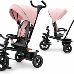 Best reviews of ❤️ BABY JOY Tricycle, 5 In 1 Toddler Bike W/ Removable Push Handle, Reversible Seat, EVA Wheel, Adjustable Canopy, Cup Holder & Storage, Ideal For Kids 1.5-5 Years Old, Tricycle For Toddler (Pink) 🥰 17 Best reviews of ❤️ BABY JOY Tricycle, 5 In 1 Toddler Bike W/ Removable Push Handle, Reversible Seat, EVA Wheel, Adjustable Canopy, Cup Holder & Storage, Ideal For Kids 1.5-5 Years Old, Tricycle For Toddler (Pink) 🥰 -Kids' Tricycles Sales 41bOxmYZUeL. AC