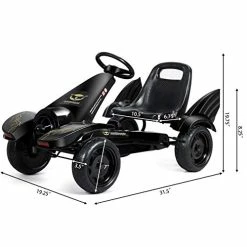 Promo π― Costzon Kids Pedal Go Kart, Pedal Powered Ride On Car Toy, Children's 4 Wheels Riding Car W/ Adjustable Seat, Foot Pedal, For Boys & π§ Girls Age 3 To 8 Years Old, Indoor & Outdoor (Carbon Black Turbine) π 12 Promo π― Costzon Kids Pedal Go Kart, Pedal Powered Ride On Car Toy, Children's 4 Wheels Riding Car W/ Adjustable Seat, Foot Pedal, For Boys & π§ Girls Age 3 To 8 Years Old, Indoor & Outdoor (Carbon Black Turbine) π -Kids' Tricycles Sales 41cEip7Q5tL