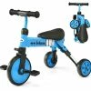 Best reviews of 👏 Kids Tricycles With 3 Wheels, Folding Rider Trike For Toddler 1-4 Years Old, Baby Balance Training Bike Perfect As Boys 👧 Girls Walking Bicycle With Detachable Pedal (2 In 1 Foldable, Blue) 🥰