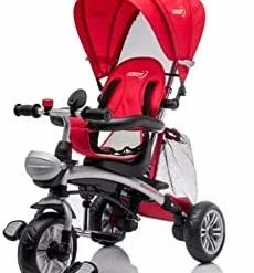 Best reviews of 👏 NITOESS Baby Tricycle 6 In 1,Toddler Trike,Kid Stroller W/ Adjustable Push Handle,Boy Girl Outdoor Toy Bike,Children Tricycle W/ Reversible Seat,2-6 Years Trike,All-Terrain EVA Free Wheel,Blu ✨ -Kids' Tricycles Sales 41cdwoIqQL. AC
