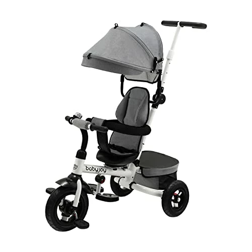 Brand new 🥰 Costzon Tricycle, 4 In 1 Toddler Bike W/Removable Push Handle, Bell, Rotatable Seat, EVA Wheel, Adjustable Canopy, Storage Basket, Trike For Kids 1-5 Years Old, Tricycle For Toddler Blue 🧨 1 Brand new 🥰 Costzon Tricycle, 4 In 1 Toddler Bike W/Removable Push Handle, Bell, Rotatable Seat, EVA Wheel, Adjustable Canopy, Storage Basket, Trike For Kids 1-5 Years Old, Tricycle For Toddler Blue 🧨