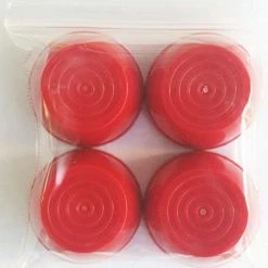 Outlet ๐ฅ Quadrapoint Hub Cap Compatible With Popular Red Wagon Brand Steel & Wood Wagons 1/2" Red (NOT For Plastic, Folding OR Little Wagon Model W5, Please Read Entire Product Description) ๐