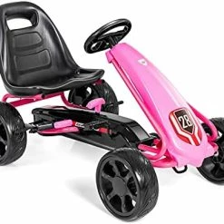 Flash Sale π Pedal Go Kart, 4-Wheel Off Road Pedal Car W/ Handbrake & Clutch, 2-Position Adjustable Seat, Ride On Go Cart For Kids, Gift For Boys π§ Girls(Pink) π 16 Flash Sale π Pedal Go Kart, 4-Wheel Off Road Pedal Car W/ Handbrake & Clutch, 2-Position Adjustable Seat, Ride On Go Cart For Kids, Gift For Boys π§ Girls(Pink) π -Kids' Tricycles Sales 41e3hFvCs8L. AC
