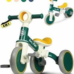 Discount ⭐ LOL-FUN 3 In 1 Kids Tricycle For Toddlers Ages 1-3 Bicycle Toy For 1 2 Year Old Boys 👧 Girls Gift With Easy Assembly Removable Pedal Midnight Blue 🔥 15 Discount ⭐ LOL-FUN 3 In 1 Kids Tricycle For Toddlers Ages 1-3 Bicycle Toy For 1 2 Year Old Boys 👧 Girls Gift With Easy Assembly Removable Pedal Midnight Blue 🔥 -Kids' Tricycles Sales 41fsXCmbuJL. AC