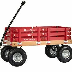 Discount ๐ The Berlin Flyer Berlin Flyer Sport Kid's Wagon - Model F410 - Amish Made In Ohio, USA - 10" No-Flat Tires (Red) ๐