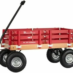 Discount 😉 The Berlin Flyer Berlin Flyer Sport Kid's Wagon - Model F410 - Amish Made In Ohio, USA - 10" No-Flat Tires (Red) 😍 -Kids' Tricycles Sales 41gfTVgVnnL. AC