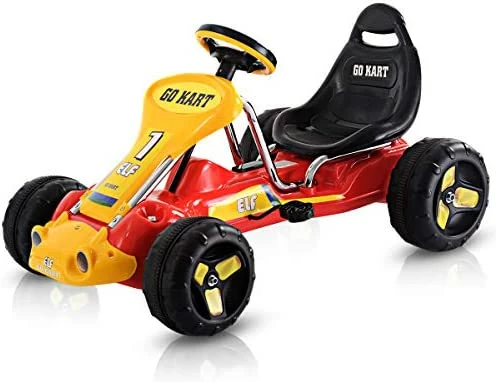 Deals β Kids Pedal Go Kart, 4 Wheel Ride On Car, Pedal Powered Ride On Toys For Boys & π§ Girls With Adjustable Seat, Pedal Cart For Kids 37"Γ 24.8"Γ 20.1" (Yellow) β€οΈ 7 Deals β Kids Pedal Go Kart, 4 Wheel Ride On Car, Pedal Powered Ride On Toys For Boys & π§ Girls With Adjustable Seat, Pedal Cart For Kids 37"Γ 24.8"Γ 20.1" (Yellow) β€οΈ - Image 7