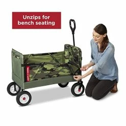 Promo 🎉 3-in-1 Camo Folding Wagon For Kids, Garden, & Cargo, Green Collapsible Wagon 🤩 -Kids' Tricycles Sales 41huWvLHVwL