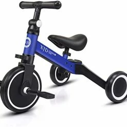 Promo 🔔 XJD 3 In 1 Kids Tricycles For 10 Month To 3 Years Old Kids Trike Toddler Bike Boys 👧 Girls Trikes For Toddler Tricycles Baby Bike Infant Trike With Adjustable Seat Height And Removable Pedal Blue 🛒 -Kids' Tricycles Sales 41kSxw6b6oL. AC