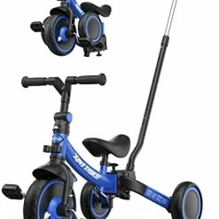 Promo 🌟 Besrey 5 In 1 Toddler Bike For 10 Month To 4 Years Old Kids, Toddler Tricycle Kids Trikes Tricycle, Gift & Toys For Boy & Girl, Balance Training, Removable Pedals Red 🎉 -Kids' Tricycles Sales 41mAWbLBX6L. AC