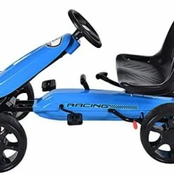 Cheapest 🔥 GLACER Kids Go Kart, 4 Wheels Outdoor Racer Toy Car For Kids, Pedal Powered Ride On Car W/ Adjustable Seat, EVA Rubber Tires, Ideal For Boys 👧 Girls (Pink) 🛒 -Kids' Tricycles Sales 41nZLK rRoL. AC