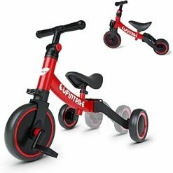 Promo 🔔 Besrey 5 In 1 Toddler Bike For 10 Month To 4 Years Old Kids, Toddler Tricycle Kids Trikes Tricycle, Gift & Toys For Boy & Girl, Balance Training, Removable Pedals Red 🥰 25 Promo 🔔 Besrey 5 In 1 Toddler Bike For 10 Month To 4 Years Old Kids, Toddler Tricycle Kids Trikes Tricycle, Gift & Toys For Boy & Girl, Balance Training, Removable Pedals Red 🥰 -Kids' Tricycles Sales 41p337Tx6FS. AC 1