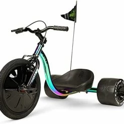 Best Sale 💯 Drift Trike - Strong Steel Frame Tricycle - Adjustable Seat Black Green Machine For 5 Yrs + Neochrom ❤️ -Kids' Tricycles Sales 41pFswtcyEL. AC