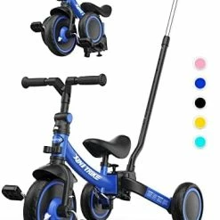 Top 10 🌟 Besrey 7-in-1 Toddler Bike With Parent Steering Push Handle For 1，2，3，4，5 Years Old 👧 Girls And Boys, Foldable Kids Push Trike, Toddler Tricycle With Removable Pedals, Height Adjustable Seat Green ✨ -Kids' Tricycles Sales 41q6D3xIGdL. AC