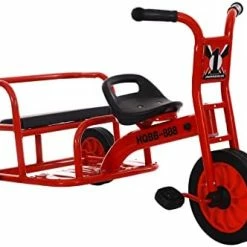 Hot Sale ⭐ WOGDKS Kids Tandem Trike For Riders Ages 3+,Double Seat Toddler Tricycle,Front Big Wheel,Non-Inflatable Wheels,Kids Outdoor Playground Riding Activity,Classroom,Daycare,Preschool Tricycle Red 1 🤩 -Kids' Tricycles Sales 41qzZ6elZyL. AC