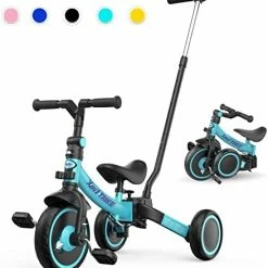 New ❤️ PLEKER 3 In 1 Toddler Bikes For 10 Month To 4 Years Old Kids Tricycles For Toddlers Balance Bike For 👧 Girls And Boys Yellow ⌛ -Kids' Tricycles Sales 41r359SQcL. AC