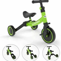 New ❤️ PLEKER 3 In 1 Toddler Bikes For 10 Month To 4 Years Old Kids Tricycles For Toddlers Balance Bike For 👧 Girls And Boys Yellow ⌛ -Kids' Tricycles Sales 41rI1dTPOIL. AC