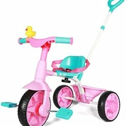 Best deal π 2 In 1 Kids Tricycles Age 18 Month To 3 Years, EVA Wheels Upgraded, Gift Toddler Tricycle, Trikes For Toddlers 2 To 3 Year Old With Push Handle And Duck Bell, Pink Eva Wheel-blue π₯ 18 Best deal π 2 In 1 Kids Tricycles Age 18 Month To 3 Years, EVA Wheels Upgraded, Gift Toddler Tricycle, Trikes For Toddlers 2 To 3 Year Old With Push Handle And Duck Bell, Pink Eva Wheel-blue π₯ -Kids' Tricycles Sales 41so9sfKOJL. AC 1