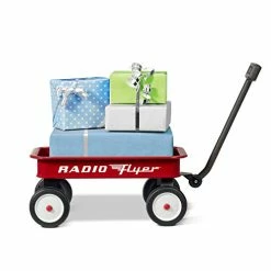 Promo 😉 16.5” Retro Toy Wagon (Amazon Exclusive), Red Wagon T 💯 -Kids' Tricycles Sales 41tLjpxeToL