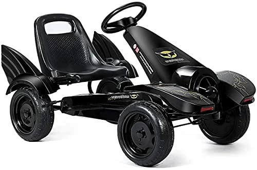 Flash Sale 🥰 GLACER Kids Pedal Go Kart, Pedal Powered Ride On Car For Kids, 4 Wheels Indoor Outdoor Racer Toy Car W/ Adjustable Seat, Foot Pedal, Ideal For Boys 👧 Girls, Black ❤️ 1 Flash Sale 🥰 GLACER Kids Pedal Go Kart, Pedal Powered Ride On Car For Kids, 4 Wheels Indoor Outdoor Racer Toy Car W/ Adjustable Seat, Foot Pedal, Ideal For Boys 👧 Girls, Black ❤️