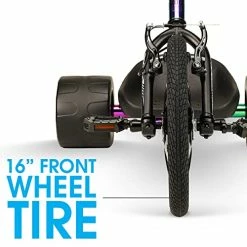 Best Sale 💯 Drift Trike - Strong Steel Frame Tricycle - Adjustable Seat Black Green Machine For 5 Yrs + Neochrom ❤️ -Kids' Tricycles Sales 41tsal0ZAVL