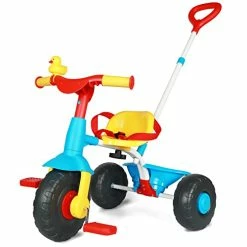Brand new π KRIDDO 2 In 1 Kids Tricycles Age 18 Month To 3 Years, Gift Toddler Tricycle, Trikes For Toddlers 2 To 3 Year Old With Push Handle And Duck Bell, Classical π