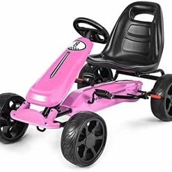Flash Sale π Pedal Go Kart, 4-Wheel Off Road Pedal Car W/ Handbrake & Clutch, 2-Position Adjustable Seat, Ride On Go Cart For Kids, Gift For Boys π§ Girls(Pink) π 20 Flash Sale π Pedal Go Kart, 4-Wheel Off Road Pedal Car W/ Handbrake & Clutch, 2-Position Adjustable Seat, Ride On Go Cart For Kids, Gift For Boys π§ Girls(Pink) π -Kids' Tricycles Sales 41v41wmvoCS. AC