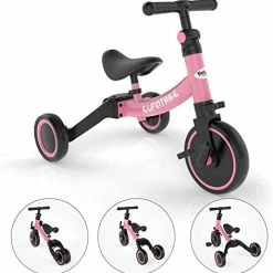 New ❤️ PLEKER 3 In 1 Toddler Bikes For 10 Month To 4 Years Old Kids Tricycles For Toddlers Balance Bike For 👧 Girls And Boys Yellow ⌛ -Kids' Tricycles Sales 41v8FLZxbQL. AC