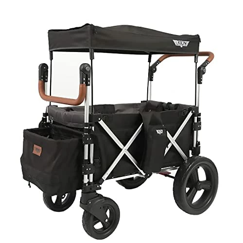 Cheapest ✨ Keenz Original 7S Stroller Wagon – Push Pull Folding Wagon Stroller – 2 Seater Collapsible Kids Wagon With Canopy, Cooler And Cup Holder – Durable Stroller Cart For 12m+ Babies And Toddlers - Black 🎁 9 Cheapest ✨ Keenz Original 7S Stroller Wagon – Push Pull Folding Wagon Stroller – 2 Seater Collapsible Kids Wagon With Canopy, Cooler And Cup Holder – Durable Stroller Cart For 12m+ Babies And Toddlers - Black 🎁 - Image 9