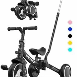 Top 10 🌟 Besrey 7-in-1 Toddler Bike With Parent Steering Push Handle For 1，2，3，4，5 Years Old 👧 Girls And Boys, Foldable Kids Push Trike, Toddler Tricycle With Removable Pedals, Height Adjustable Seat Green ✨ -Kids' Tricycles Sales 41vhQ ZG5bL. AC