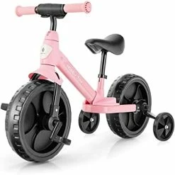 Coupon ❤️ HONEY JOY Toddler Tricycle, 4 In 1 Kids Trike Bike Riding Toys W/Training Wheels & Detachable Pedal, Adjustable Handlebar & Seat, Baby Balance Bike, Gift For Boys 👧 Girls 18 Months To 6 Years Old (Blue) 🧨 -Kids' Tricycles Sales 41wEGUIBHvL. AC