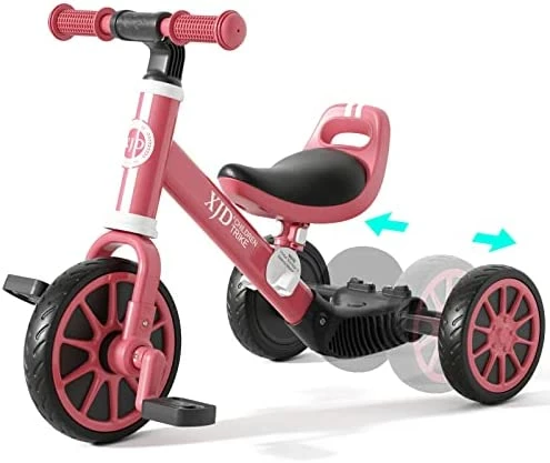 Discount π XJD 3 In 1 Kids Tricycles For 10 Month To 3 Years Old Kids Trike Toddler Bike Boys π§ Girls Trikes For Toddler Tricycles Baby Bike Infant Trike With Adjustable Seat Height And Removable Pedal Pink β 8 Discount π XJD 3 In 1 Kids Tricycles For 10 Month To 3 Years Old Kids Trike Toddler Bike Boys π§ Girls Trikes For Toddler Tricycles Baby Bike Infant Trike With Adjustable Seat Height And Removable Pedal Pink β - Image 8