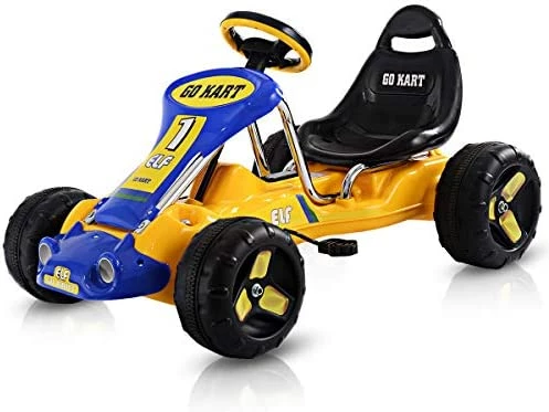 Deals β Kids Pedal Go Kart, 4 Wheel Ride On Car, Pedal Powered Ride On Toys For Boys & π§ Girls With Adjustable Seat, Pedal Cart For Kids 37"Γ 24.8"Γ 20.1" (Yellow) β€οΈ 8 Deals β Kids Pedal Go Kart, 4 Wheel Ride On Car, Pedal Powered Ride On Toys For Boys & π§ Girls With Adjustable Seat, Pedal Cart For Kids 37"Γ 24.8"Γ 20.1" (Yellow) β€οΈ - Image 8