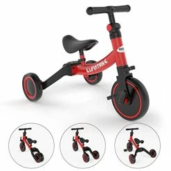 New β€οΈ PLEKER 3 In 1 Toddler Bikes For 10 Month To 4 Years Old Kids Tricycles For Toddlers Balance Bike For π§ Girls And Boys Yellow β