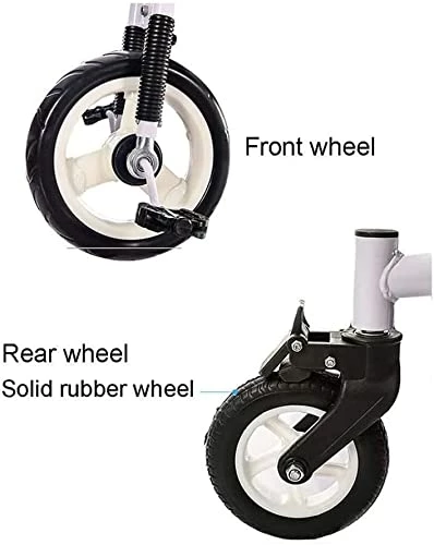 Outlet 🤩 NUBAO Stroller Wagon Trike Children Tricycle Kids Trike, Double Tricycle Lightweight 2-Seat Bicycle Twin Stroller With Detachable Canopy,Safe And Comfort For Kids From 6 Months To 4 Years Old Over 1 Year Ol 🥰 5 Outlet 🤩 NUBAO Stroller Wagon Trike Children Tricycle Kids Trike, Double Tricycle Lightweight 2-Seat Bicycle Twin Stroller With Detachable Canopy,Safe And Comfort For Kids From 6 Months To 4 Years Old Over 1 Year Ol 🥰 - Image 5