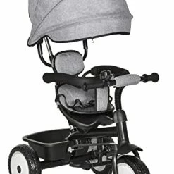 Cheap 🛒 Qaba Baby Tricycle 2 In 1 Trike With Adjustable Canopy Detachable Guardrail Belt For Age 6-60 Months, Red ✨ 18 Cheap 🛒 Qaba Baby Tricycle 2 In 1 Trike With Adjustable Canopy Detachable Guardrail Belt For Age 6-60 Months, Red ✨ -Kids' Tricycles Sales 41zzj046wL. AC