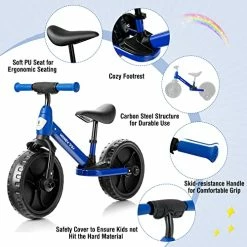 Coupon ❤️ HONEY JOY Toddler Tricycle, 4 In 1 Kids Trike Bike Riding Toys W/Training Wheels & Detachable Pedal, Adjustable Handlebar & Seat, Baby Balance Bike, Gift For Boys 👧 Girls 18 Months To 6 Years Old (Blue) 🧨 -Kids' Tricycles Sales 511KTfe9lKL