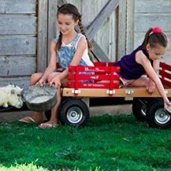 Discount 😉 The Berlin Flyer Berlin Flyer Sport Kid's Wagon - Model F410 - Amish Made In Ohio, USA - 10" No-Flat Tires (Red) 😍 -Kids' Tricycles Sales 511gcU8V5vL