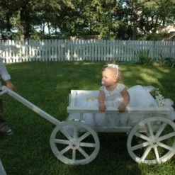 Promo ⭐ Mini Wedding Wagons Large Flower Girl Pumpkin Gloss Wagon, Whit 🤩 7 Promo ⭐ Mini Wedding Wagons Large Flower Girl Pumpkin Gloss Wagon, Whit 🤩 -Kids' Tricycles Sales 512xPI98udL