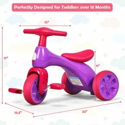 Wholesale ✔️ Costzon Kids Tricycle, Baby Balance Bike Walker With Foot Pedals, BB Sound And Storage Box, Lightweight, Rider Trike For Toddler 1 2 3 Years Old Indoor Outdoor, Children 3 Wheels Bicycle Toy (Purple) 👏 -Kids' Tricycles Sales 515dPwjN8EL
