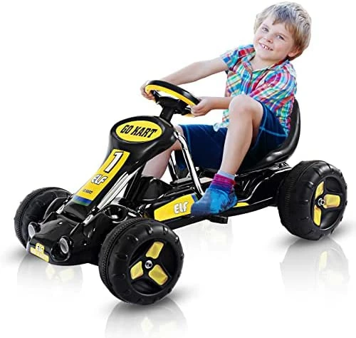Best reviews of π Go Kart For Kids, 4-Wheel Pedal Powered Car W/ 3-Position Adjustable Seat, Steering Wheel & Anti-Slip Wheels, Outdoor Quad Racing Ride On Toy Car For Boys & π§ Girls, Ages 3-7 (Black) π 7 Best reviews of π Go Kart For Kids, 4-Wheel Pedal Powered Car W/ 3-Position Adjustable Seat, Steering Wheel & Anti-Slip Wheels, Outdoor Quad Racing Ride On Toy Car For Boys & π§ Girls, Ages 3-7 (Black) π - Image 7