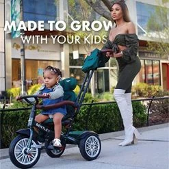 Cheapest ❤️ POSH BABY & KIDS Bentley Kids Trike - All Terrain Toddler Bike 6-in-1, Officially Designed By Bentley Motors UK; Baby To Big Kid Tricycle Is A Compelling Statement Of Performance & Luxury, Spruce Green (10m-5y+) 😀