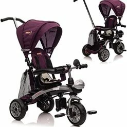Best reviews of 👏 NITOESS Baby Tricycle 6 In 1,Toddler Trike,Kid Stroller W/ Adjustable Push Handle,Boy Girl Outdoor Toy Bike,Children Tricycle W/ Reversible Seat,2-6 Years Trike,All-Terrain EVA Free Wheel,Blu ✨ -Kids' Tricycles Sales 516amL8SDKL. AC